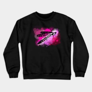 Lesbian Pride Dragonfly Crewneck Sweatshirt